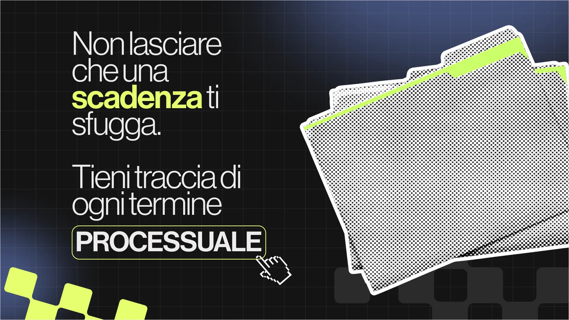 Scadenziario Avvocati: Non lasciare che una scadenza ti sfugga. Tieni traccia di ogni termine processuale.