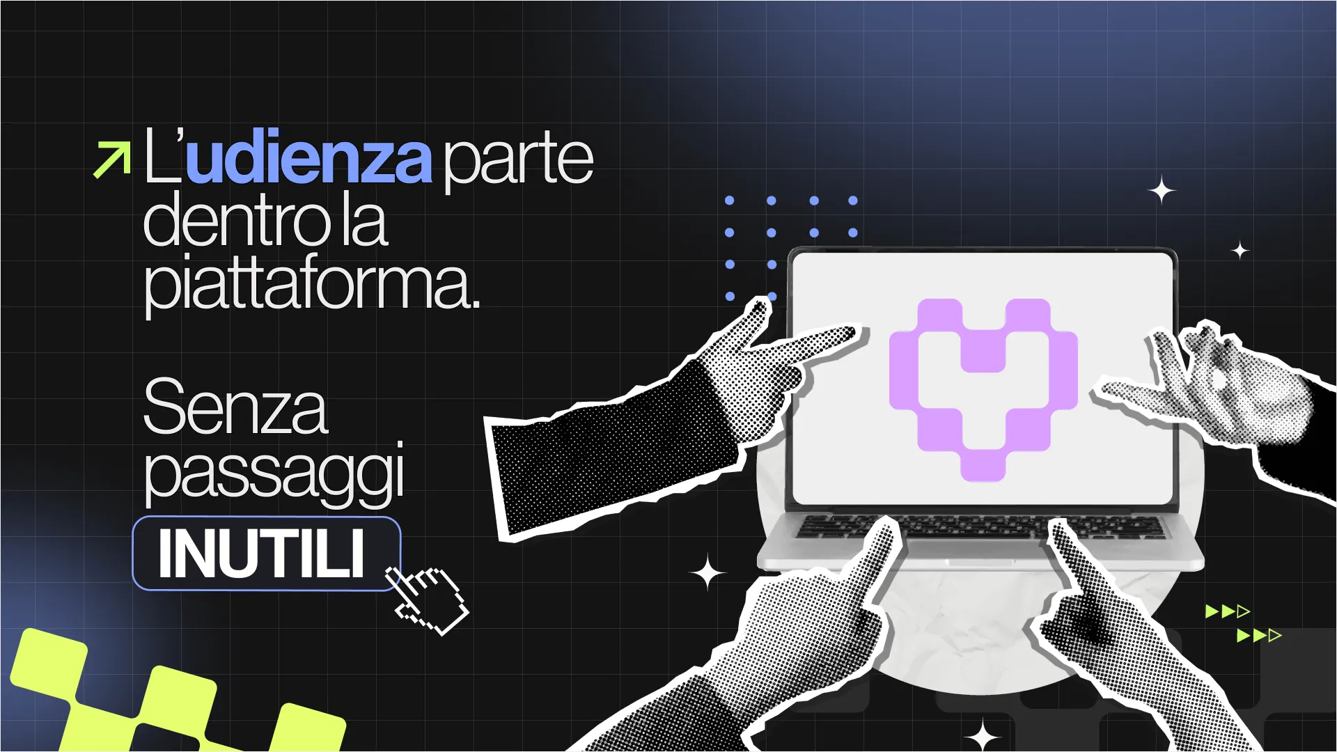 L'udienza parte dentro la piattaforma. Senza passaggi inutili.