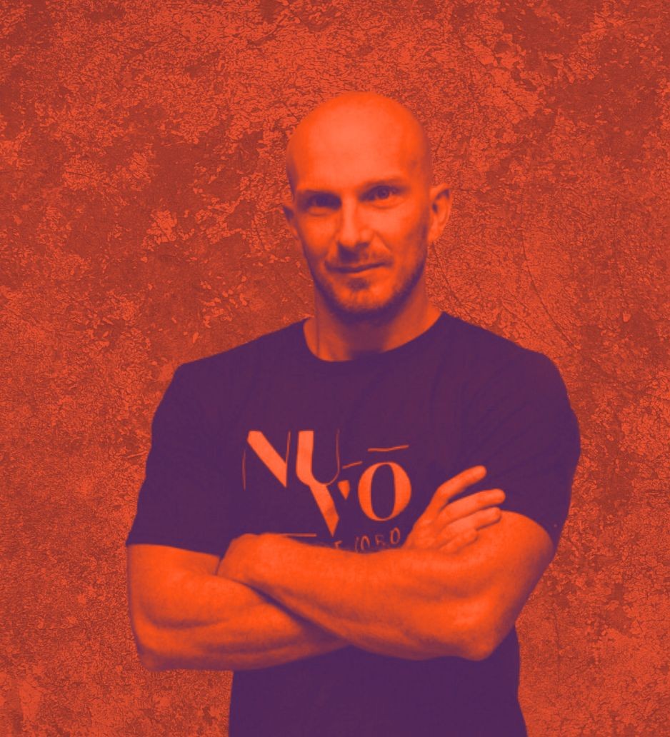 Mezzo busto di Flavio Ballatore, personal trainer per NuWo Program