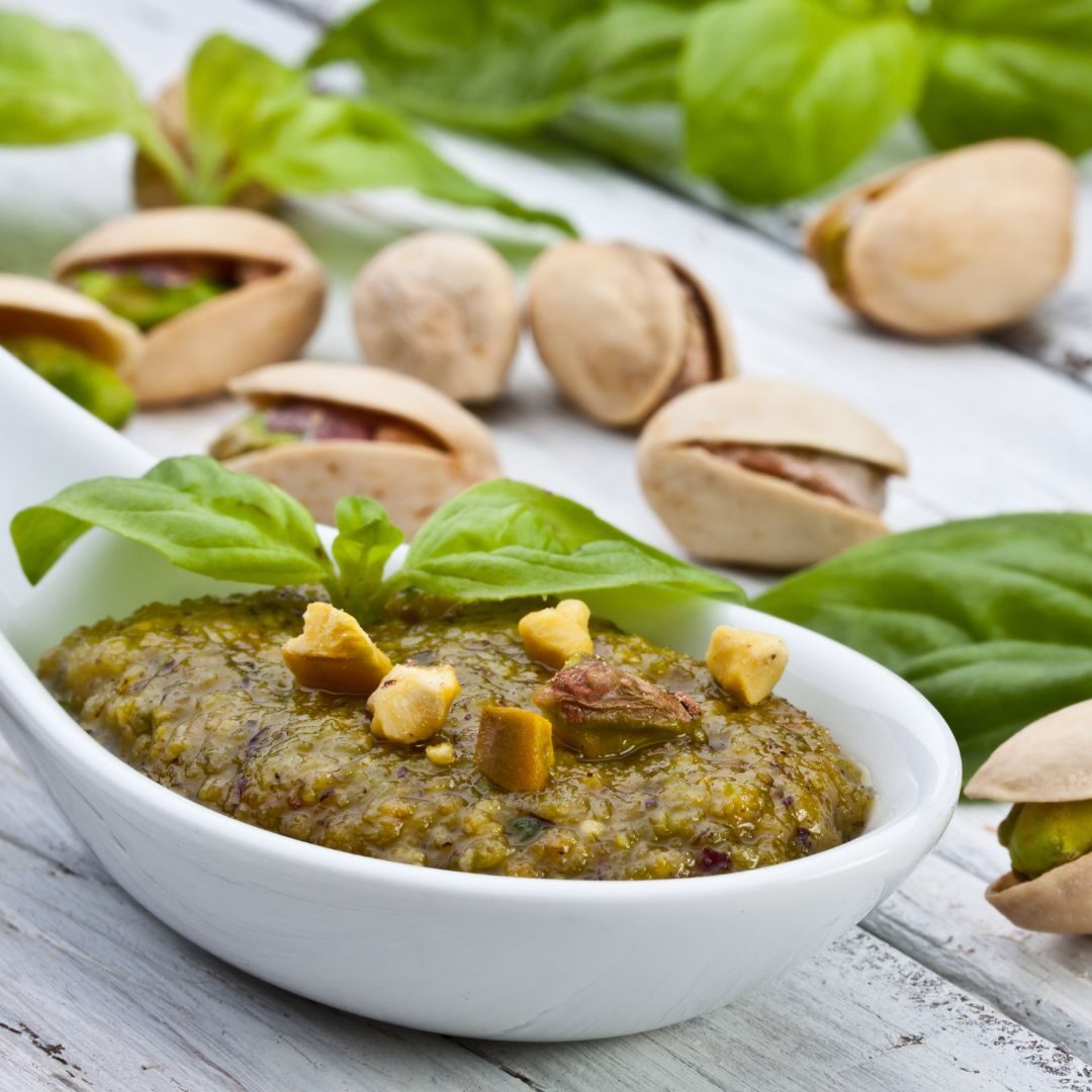 Vaschetta di pesto di pistacchi