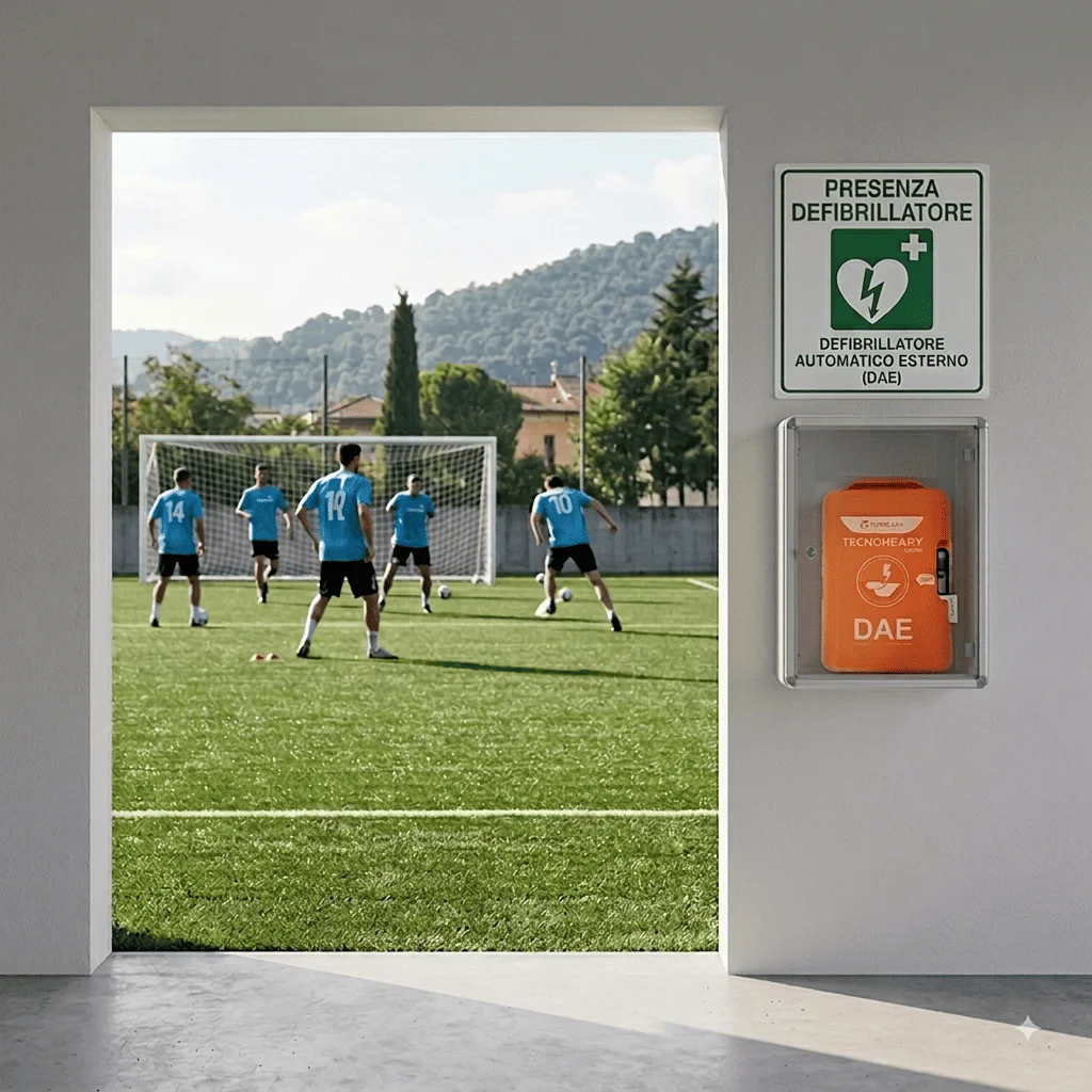 DAE per lo sport,  DAE in campo di calcio