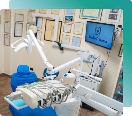 Macchinari odontoiatrici fotografati allo Studio Dentistico D'Agata